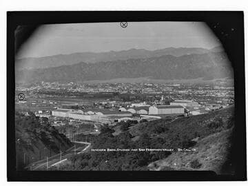 Warner Bros. Studios and San Fernando Valley, So. Cal