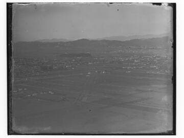 Aerial view of Pacific Gateway northeast of Santa Monica, California