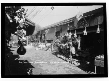 Avila Adobe, Olvera Street, Los Angeles, Cal