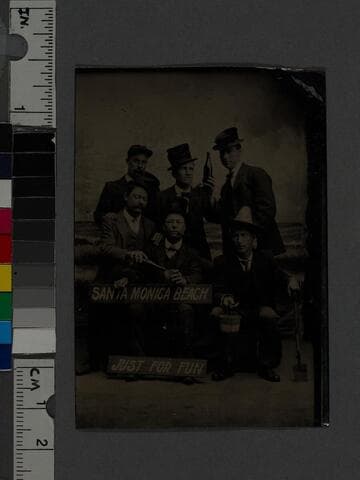 Santa Monica Beach group portrait