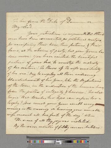 "Sully. "Letter to Duke of D N