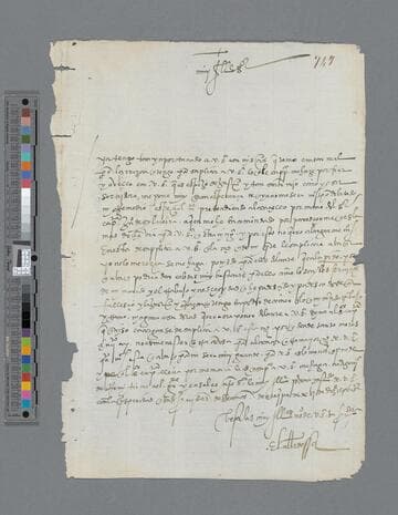 Villegas letter to Gonzalo Pizarro