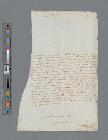 Diego de Peramato letter to Gonzalo Pizarro