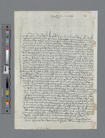 Gonzalo Pizarro letter to Francisco de Carvajal