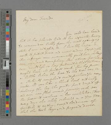 Hannah More. Letter to Dr. Lovell