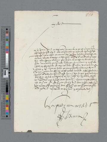 Diego de Mora letter to Gonzalo Pizarro