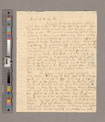 William Warburton letter, Newark-on-Trent, to Theophilus Leigh