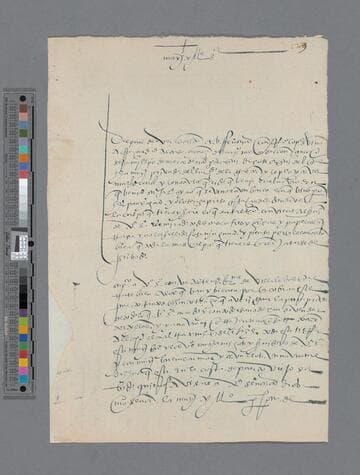 Manuel Estacio letter to Gonzalo Pizarro