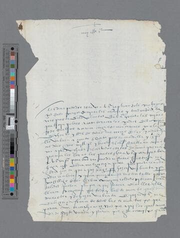 Gaspar Ruiz letter to Gonzalo Pizarro