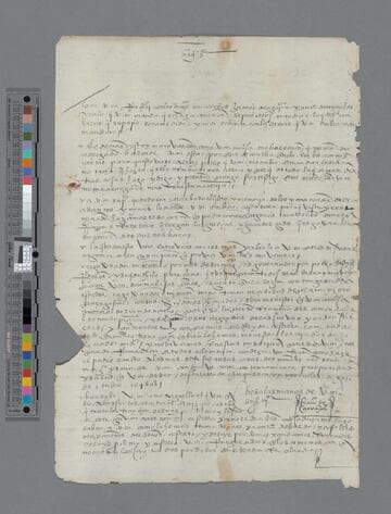 Francisco de Carvajal letter to Pedro de Soria