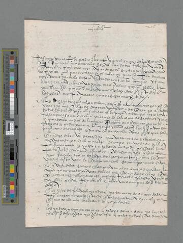 Gonzalo Pizarro letter to Pedro de Soria