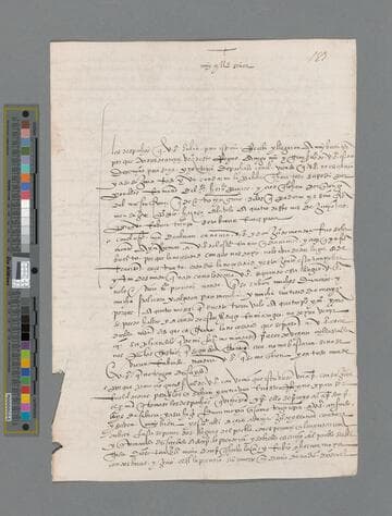 Pedro Alonso de Hinojosa letter to Gonzalo Pizarro