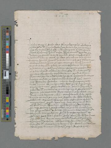 Cabildo Cuzco draft report to Carlos V, Emperor of Germany and King of Spain