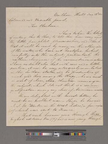 Taylor, Alexander S. Letter to Thomas Clarkson