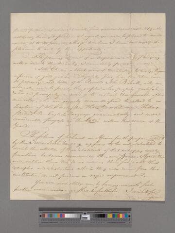 Clarkson, Matthew.  Letter to Thomas Clarkson