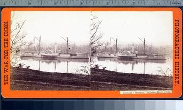 Gunboat "Mendota," in James River, s 2541