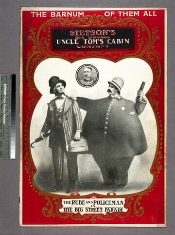 The Barnum of them all : Stetson's big double Uncle Tom's Cabin Company