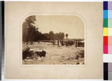 View of Cap. Bainbridge's battery, Port Hudson, La