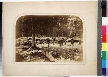 View of Cap. Coxe's battery, Port Hudson, La