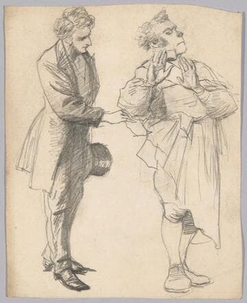 Man Offering Money to a Tradesman