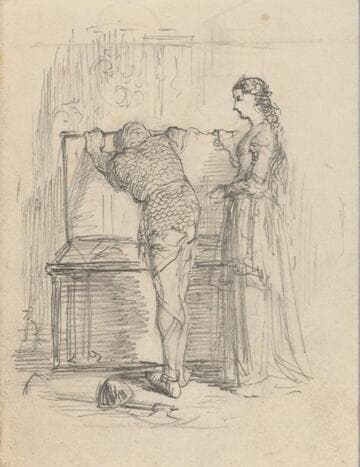 Man and Woman in Medieval Dress