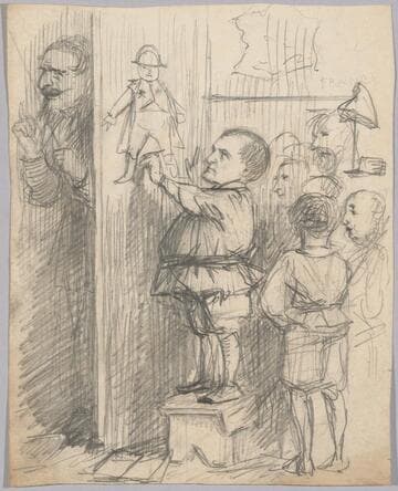 Napoleon III and Other Dwarf Figures