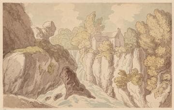 House Near a Rocky Gorge