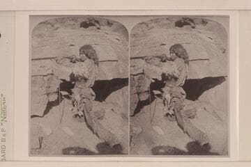 [print from a stereo] U Ai Nu Ints.  A tribe of Indians living on the Rio Virgin, a tributary of the Colorado, in Southern Utah.  The Hunter