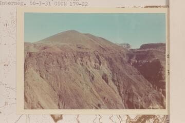 Vulcans Throne; air photo from below the rim