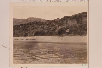 Below foot of Paria Riffle where McGregory left the 1927 Eddy party