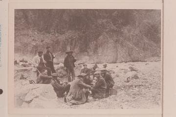 Pathe-Bray crew at Hermit Rapid