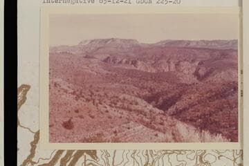 Butte north of Robbers Roost Canyon