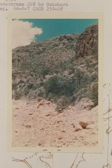 Above Redwall narrows in northeast arm of Separation Canyon