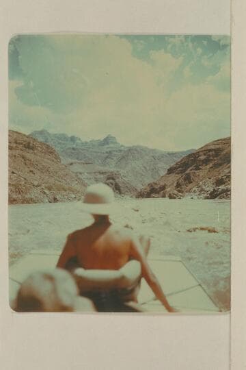 Margaret Marston riding the stern of the "Joan".  Joe Desloge was at the oars