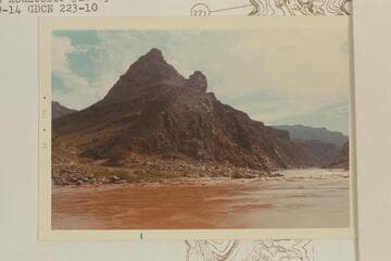 Down at head of 224 Mile Rapid, Mile 223.6