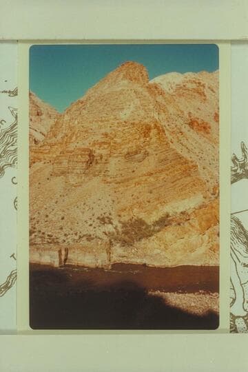 Tilted strata south of 205 Mile Creek