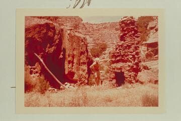 Fireplace in Chandler Canyon, Mile 47
