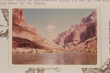 Up Marble Canyon from the mouth of the Little Colorado River