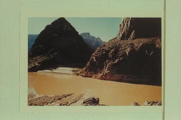 Separation.  The debris extending out into the Lake at lower left suggests a recent flood down the side canyon