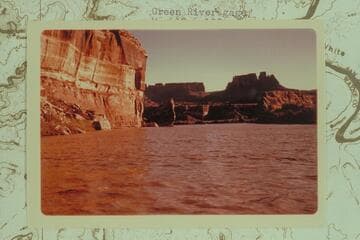 Southwest  to Fang Rock and Anderson Bottom