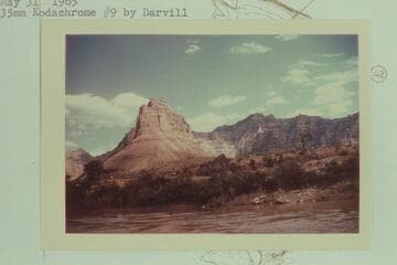 Up ro butte at left bank above; McPherson Ranch