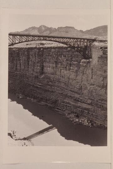 Highway Bridge across Marble Canyon 6 miles below Lees Ferry