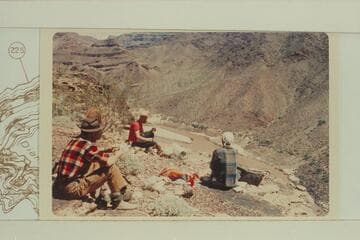 Up river from lunch stop at right bank near Mile 222.5