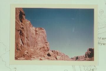 Arch at mouth of Knowles Canyon