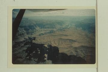Easterly from over 234 Mile Canyon with Irvin [sic] Butte at lower left