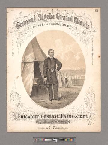 General Sigels grand march / composed by Henry Werner