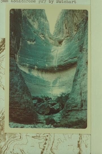 Falls in Redwall west side of National Canyon