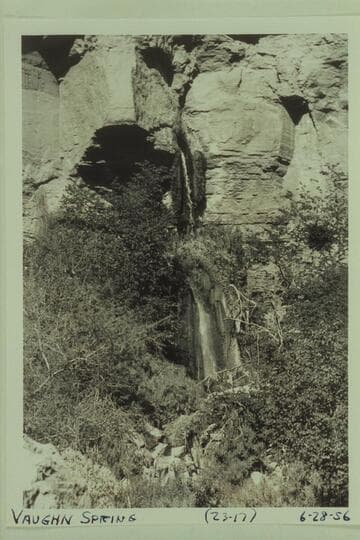 Vaughn Spring; head of Deer Creek