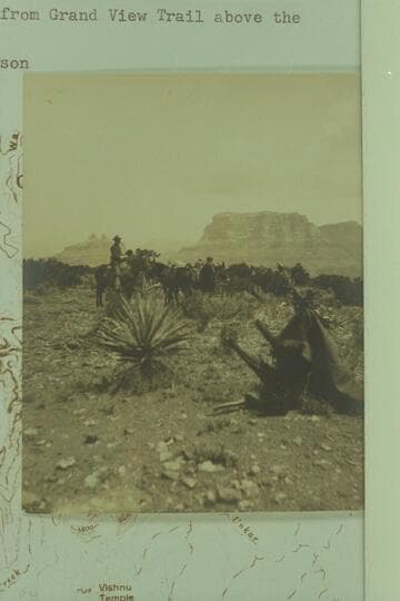 Angels Gate and Wotan from Grand View Trail above the Tonto Trail