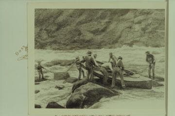 Portage at Ruby Rapid